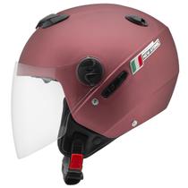 Capacete New Atomic Elite Moto Aberto Pro Tork Feminino Masculino Segurança Proteção Viseira Conforto