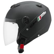 Capacete New Atomic Elite Moto Aberto Pro Tork Feminino Masculino Segurança Proteção Viseira Conforto
