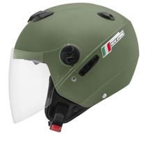 Capacete New Atomic Elite Moto Aberto Pro Tork Feminino Masculino Segurança Proteção Viseira Conforto