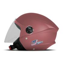 Capacete New Liberty Three Elite Rosa Bebê Fosco Tam. 58 - CAP-708BPK Pro Tork