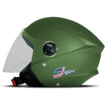 Capacete New Liberty Three Elite Verde Militar Fosco Tam. 56 - CAP-707GR Pro Tork