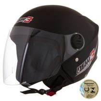 Capacete New Liberty Three Preto Fosco Pro Tork