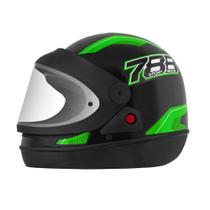 Capacete New Sport Preto/Verde Tamanho 56 CAP-741PTVD Pro Tork