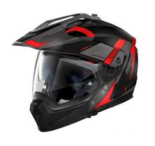 Capacete Nolan N70-2x Skyfall Cinza/Preto/Vermelho (57) 62