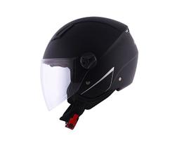 Capacete Norisk Aberto Orion Monocolor Preto Fosco