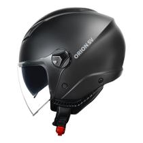 Capacete Norisk Aberto Orion SV Monocolor Preto Fosco Capacete Norisk Aberto Orion SV Monocolor Preto Fosco