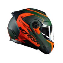Capacete Norisk Articulado FF345 Speedmax Verde E Laranja Capacete Norisk Articulado FF345 Speedmax Verde E Laranja