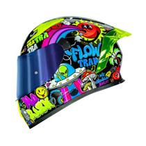 Capacete norisk capacete flow trap black -
