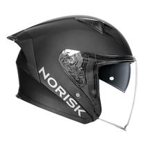 Capacete NoRisk Downtown II Monocolor Preto Fosco