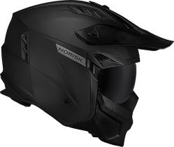 Capacete Norisk Esportivo Moto Aberto Darth 2 Preto Fosco