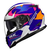 Capacete Norisk FF302 District Azul e Branco Capacete Norisk FF302 District Azul e Branco