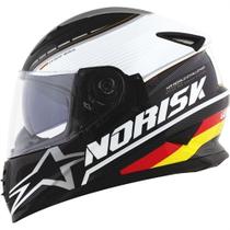 Capacete norisk ff302 grand prix alemanha 60/g - masculino - feminino - oculos solar - pais - motociclista - motoqueiro