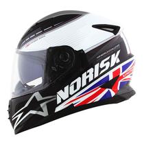 Capacete norisk ff302 grand prix uk inglaterra