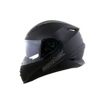 Capacete Norisk FF302 Soul Monocolor Preto Fosco Com Óculos Interno Moto