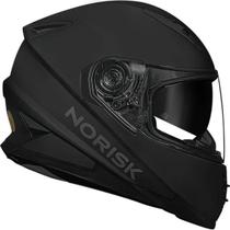 Capacete Norisk Ff302 Soul Monocolor Preto Fosco