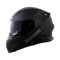 Capacete Norisk Ff302 Todo Cor Preto Fosco C/ Viseira Interna