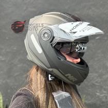 Capacete Norisk FF345 Route Chance Matt Blk Grey Capacete Norisk FF345 Route Chance Matt Blk Grey