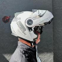 Capacete Norisk Ff345 Route Monocolor White