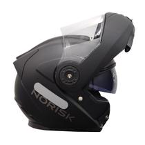 Capacete Norisk FF345 Route Robocop Monocolor Preto Fosco Capacete Norisk FF345 Route Robocop Monocolor Preto Fosco