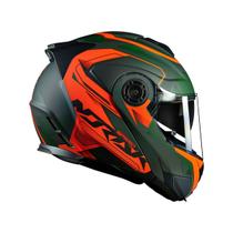 Capacete Norisk Ff345 Route Speedmax Verde Laranja Capacete Norisk Ff345 Route Speedmax Verde Laranja