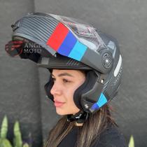 Capacete Norisk FF345 Route Stroke Matt Blk Blue Red Capacete Norisk FF345 Route Stroke Matt Blk Blue Red