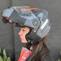 Capacete Norisk FF345 Route Stroke Matt/Blk/Gry/Orange