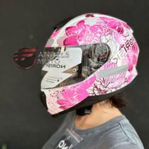 Capacete Norisk FF802 Razor Bloom White Pink Capacete Norisk FF802 Razor Bloom White Pink