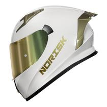 Capacete Norisk Flow Monocolor Branco Especial