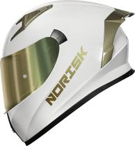 Capacete Norisk Flow Monocolor Branco Special