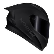 Capacete Norisk Flow Monocolor Preto Fosco Capacete Norisk Flow Monocolor Preto Fosco