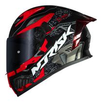 Capacete Norisk Flow Robot Preto e Vermelho Capacete Norisk Flow Robot Preto e Vermelho