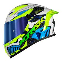 Capacete norisk flow robot white / yellow (56) Capacete norisk flow robot white / yellow (56)