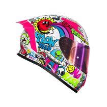 Capacete Norisk Flow Trap Branco + Viseira Extra