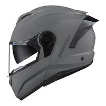 Capacete norisk force 2 monocolor nardo grey cinza brilhante