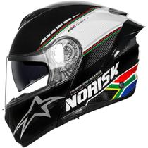 Capacete Norisk Force II Articulado Grand Prix África do Sul Capacete Norisk Force II Articulado Grand Prix África do Sul