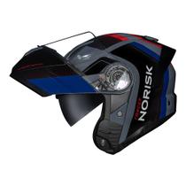 Capacete Norisk Force II Kore Preto e Azul