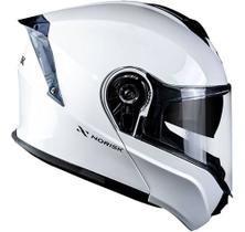 Capacete Norisk Motion Articulado Monocolor - Branco