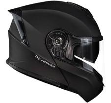 Capacete Norisk Motion Articulado Monocolor - Preto Fosco