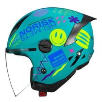 Capacete Norisk Neo Buddy Azul/Amarelo