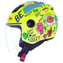 Capacete Norisk Orion Free Amarelo Azul