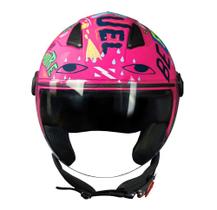 Capacete Norisk Orion Free - Rosa/Verde - 58 (M)