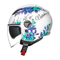 Capacete Norisk Orion Sv Iris Aberto Branco Com Óculos Interno Capacete Norisk Orion Sv Iris Aberto Branco Com Óculos Interno