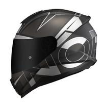 Capacete Norisk Razor Axial Preto Cinza Fosco