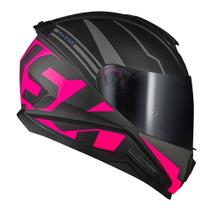 Capacete Norisk Razor Full Matte Preto/ Rosa Fosco