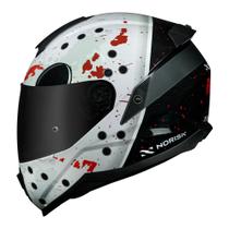 Capacete Norisk Razor Jason Mask Branco Friday The 13th
