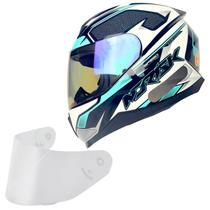 Capacete Norisk Razor Speedmax Verde Viseira Camaleao Light