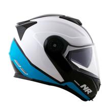 Capacete norisk route ff345 chance branco/azul - Norisk Capacetes