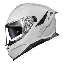 Capacete norisk strada 2 monocolor branco brilhante aerofolio