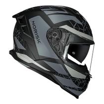 Capacete Norisk Strada II Evoque Matte Preto/ Cinza
