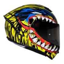 Capacete norisk supra hungry amarelo azul N,58